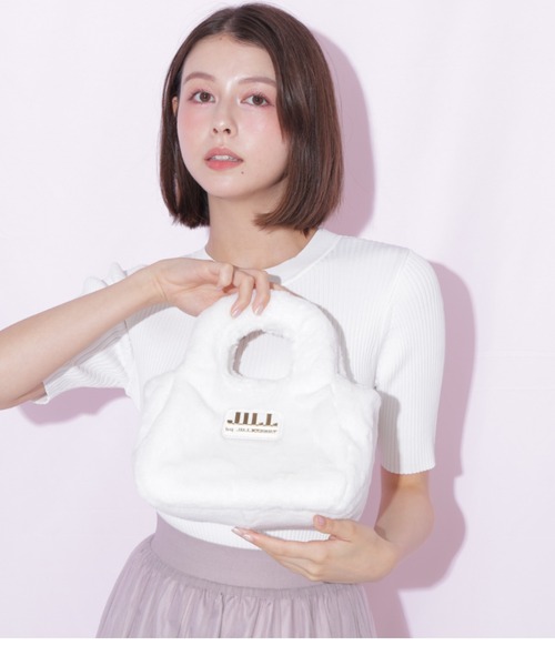 JILL by JILL STUART(ジルバイジルスチュアート)の「フラッフィートートバッグ(トートバッグ・レディース・ピンク/ブルー/ホワイト/グレー/ベージュ系その他・FREE)」の16枚目の写真