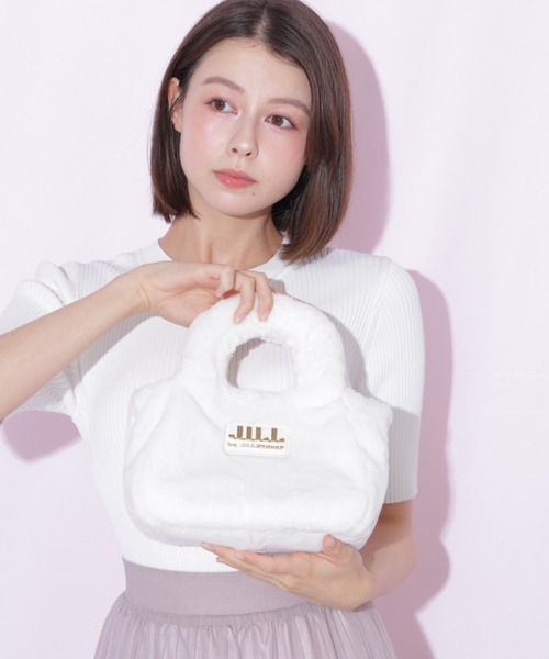JILL by JILL STUART(ジルバイジルスチュアート)の「フラッフィートートバッグ(トートバッグ・レディース・ピンク/ブルー/ホワイト/グレー/ベージュ系その他・FREE)」の18枚目の写真