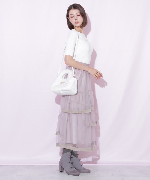 JILL by JILL STUART(ジルバイジルスチュアート)の「フラッフィートートバッグ(トートバッグ・レディース・ピンク/ブルー/ホワイト/グレー/ベージュ系その他・FREE)」の20枚目の写真