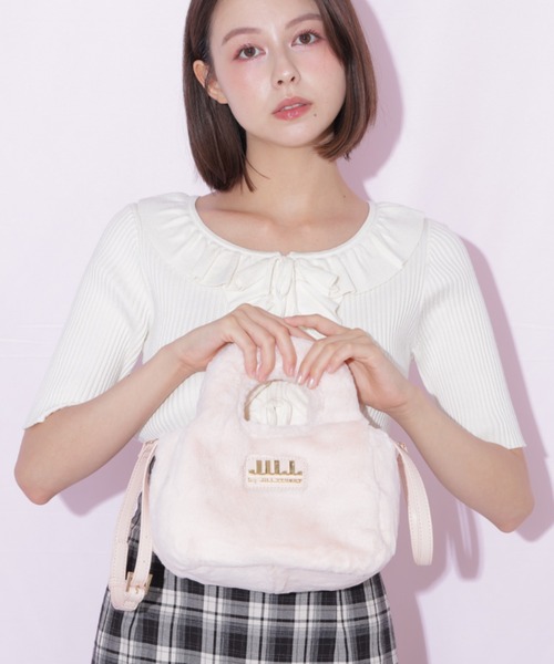 JILL by JILL STUART(ジルバイジルスチュアート)の「フラッフィートートバッグ(トートバッグ・レディース・ピンク/ブルー/ホワイト/グレー/ベージュ系その他・FREE)」の12枚目の写真