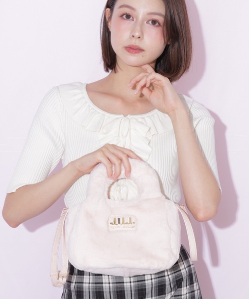 JILL by JILL STUART(ジルバイジルスチュアート)の「フラッフィートートバッグ(トートバッグ・レディース・ピンク/ブルー/ホワイト/グレー/ベージュ系その他・FREE)」の13枚目の写真