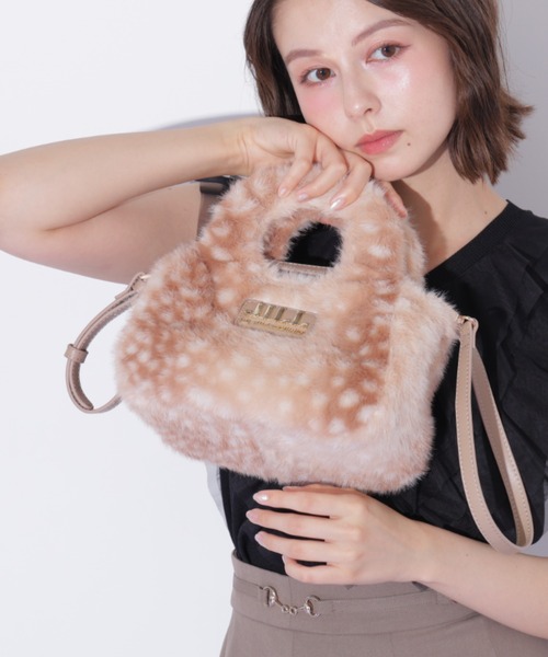 JILL by JILL STUART(ジルバイジルスチュアート)の「フラッフィートートバッグ(トートバッグ・レディース・ピンク/ブルー/ホワイト/グレー/ベージュ系その他・FREE)」の8枚目の写真