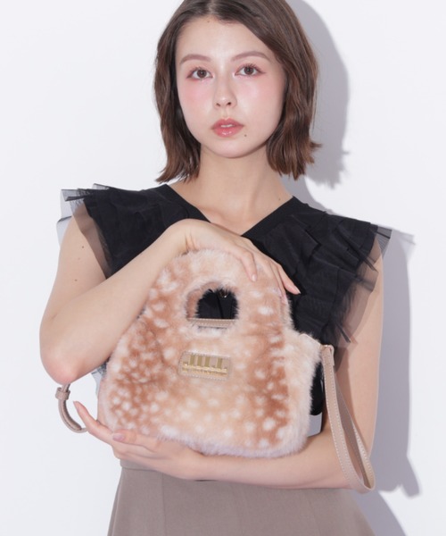JILL by JILL STUART(ジルバイジルスチュアート)の「フラッフィートートバッグ(トートバッグ・レディース・ピンク/ブルー/ホワイト/グレー/ベージュ系その他・FREE)」の7枚目の写真