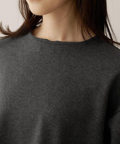 UNTITLED(アンタイトル)の「【セットアップ可/スウェットライク】袖口シャツドッキングプルオーバー(Tシャツ/カットソー・レディース・チャコールグレー/ブラック/アイボリー・00/02/04/44)」の20枚目の写真