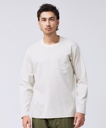 TAKEO KIKUCHI | シルケット ボーダー 長袖 Tシャツ(Tシャツ/カットソー)