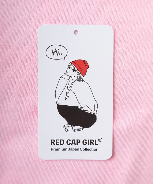 Red Cap Girl（レッドキャプガール）の「【70】【RED CAP GIRL/レッドキャップガール】韓国ストリート風 スタイルアップ ショート丈 半袖Tシャツ/クルーネック/ワイド/レディース（Tシャツ/カットソー・レディース・ホワイト/チャコールグレー/ピンク/ブラック・M/L）」の17枚目の写真
