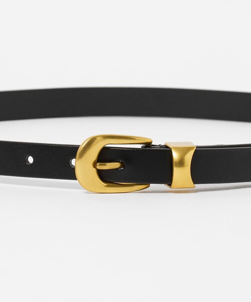 UNITED ARROWS(ユナイテッドアローズ)の「ウェスタン 18MM ベルト(ベルト・レディース・ゴールド/シルバー・FREE)」の4枚目の写真
