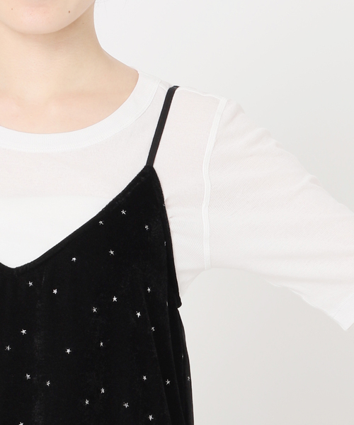 IENA(イエナ)の「COUTURE D'ADAM/クチュールドアダム 別注 Glitter Dress ワンピース(ワンピース・レディース・ブラック・36)」の13枚目の写真