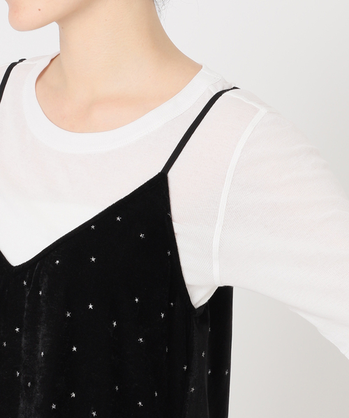 IENA(イエナ)の「COUTURE D'ADAM/クチュールドアダム 別注 Glitter Dress ワンピース(ワンピース・レディース・ブラック・36)」の14枚目の写真