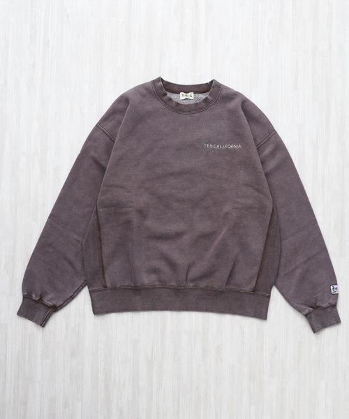 The Endless Summer（エンドレスサマー）の「TES VINTAGE BANDANA EMB PIGMENT BIG SWEAT / クルーネックスウェット（スウェット・メンズ・ネイビー/ブラウン/ブラック・SMALL/MEDIUM/LARGE/X-LARGE）」の10枚目の写真