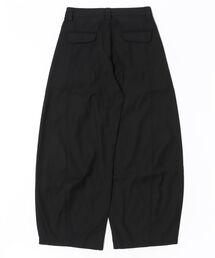 【MAISON CLUB】Action Pleated Wide Curve Pants / ワイドカーブパンツ　アクションプリーツ入り SNF
