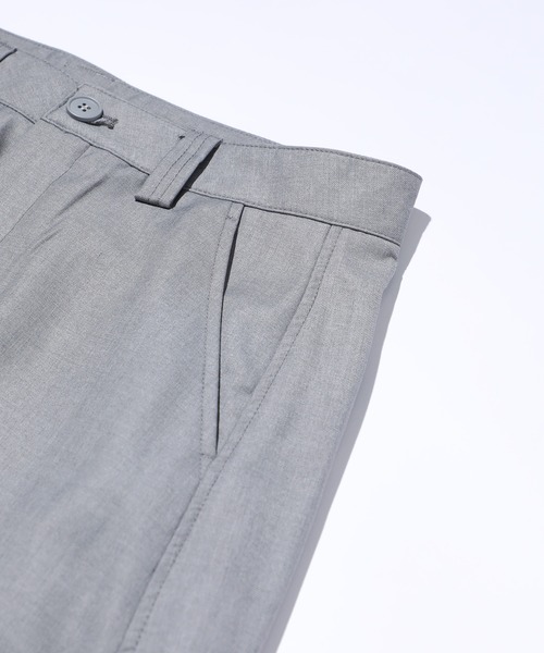 MAISON CLUB(メゾンクラブ)の「【MAISON CLUB】Action Pleated Wide Curve Pants / ワイドカーブパンツ アクションプリーツ入り SNF(その他パンツ・メンズ・ブラック/グレー・M/L)」の4枚目の写真