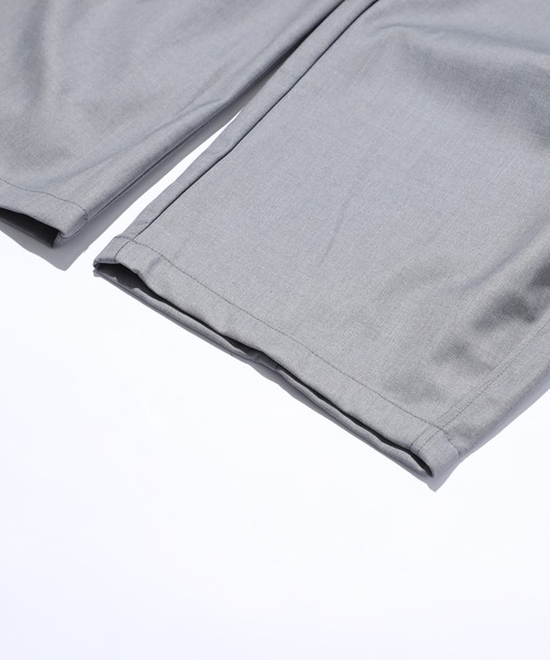 MAISON CLUB(メゾンクラブ)の「【MAISON CLUB】Action Pleated Wide Curve Pants / ワイドカーブパンツ アクションプリーツ入り SNF(その他パンツ・メンズ・ブラック/グレー・M/L)」の7枚目の写真