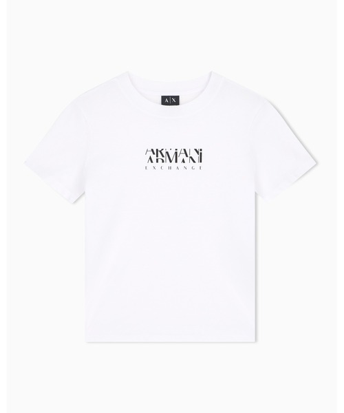 ARMANI EXCHANGE(アルマーニエクスチェンジ)の「【A|X アルマーニ エクスチェンジ】<オンライン限定>AXロゴ 半袖クルーネックTシャツ/REGULAR BOXY(Tシャツ/カットソー・レディース・ホワイト/ブラック・MEDIUM/LARGE/X-SMALL/X-LARGE/SMALL)」の11枚目の写真