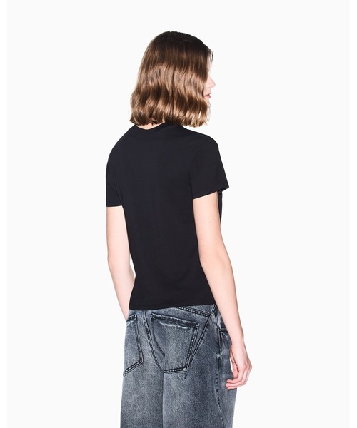 ARMANI EXCHANGE(アルマーニエクスチェンジ)の「【A|X アルマーニ エクスチェンジ】<オンライン限定>AXロゴ 半袖クルーネックTシャツ/REGULAR BOXY(Tシャツ/カットソー・レディース・ホワイト/ブラック・MEDIUM/LARGE/X-SMALL/X-LARGE/SMALL)」の15枚目の写真