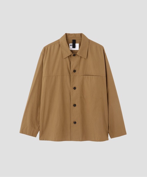 MHL.(エムエイチエル)の「DRY COTTON LINEN PLAINWEAVE(シャツ/ブラウス・メンズ・チャコール/ブラウン・LARGE/SMALL/MEDIUM)」の9枚目の写真