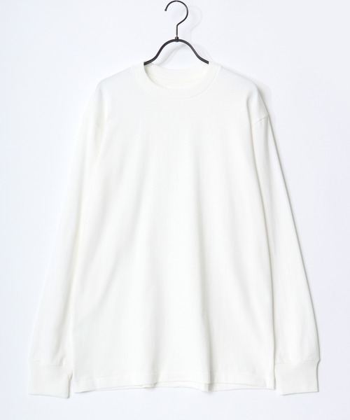 HANES(ヘインズ)の「Hanes/へインズ T-SHIRTS SHIRO/シロ 白 ホワイト 無地 クルーネック 長袖Tシャツ/ロンT/1P パックT/レディース メンズ(Tシャツ/カットソー・メンズ・ホワイト・S/XL/L/M)」の3枚目の写真