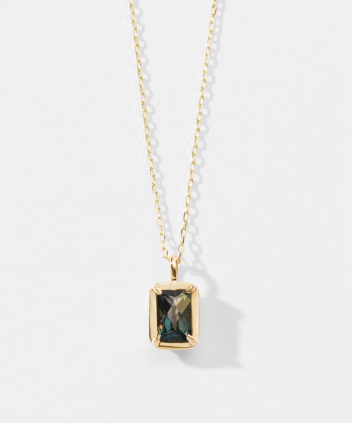 難あり　agete K10 ゴールドカラー ネックレス ストーン K10 カラーストーン ネックレス（ネックレス）｜Jewel closet by L&Co