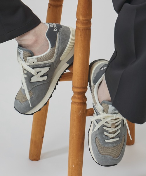 NEW BALANCE（ニューバランス）の「ニューバランス New Balance 574（スニーカー・メンズ・グレー・23.5cm/24.5cm/25.5cm/26.5cm/27.5cm/23.0cm/24.0cm/25.0cm/26.0cm/27.0cm/28.0cm）」の2枚目の写真