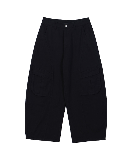 MAKEITTO(メイキット)の「ポケットカーブドワイドパンツ_ブラック(その他パンツ・メンズ・その他・SMALL/X-LARGE/LARGE/MEDIUM)」の4枚目の写真