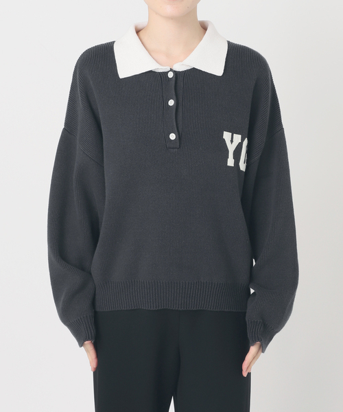 AP STUDIO(エーピーストゥディオ)の「Polo-necked knit(ニット/セーター・レディース・ネイビー/キャメル・FREE)」の15枚目の写真