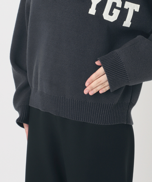 AP STUDIO(エーピーストゥディオ)の「Polo-necked knit(ニット/セーター・レディース・ネイビー/キャメル・FREE)」の20枚目の写真