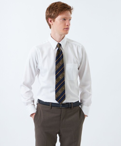 MACKINTOSH PHILOSOPHY(マッキントッシュ フィロソフィー)の「トロッター ボタンダウンシャツ オックス/ストライプ/チェック(シャツ/ブラウス・メンズ・ホワイト/ブルー/ライトブルー/ブルー系その他3・38/40)」の1枚目の写真
