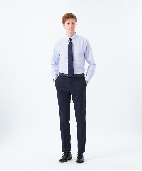MACKINTOSH PHILOSOPHY(マッキントッシュ フィロソフィー)の「トロッター ボタンダウンシャツ オックス/ストライプ/チェック(シャツ/ブラウス・メンズ・ホワイト/ブルー/ライトブルー/ブルー系その他3・38/40)」の6枚目の写真