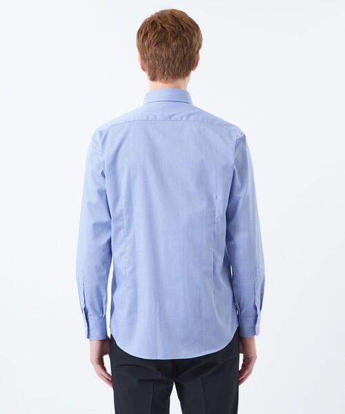 MACKINTOSH PHILOSOPHY(マッキントッシュ フィロソフィー)の「トロッター ボタンダウンシャツ オックス/ストライプ/チェック(シャツ/ブラウス・メンズ・ホワイト/ブルー/ライトブルー/ブルー系その他3・38/40)」の11枚目の写真
