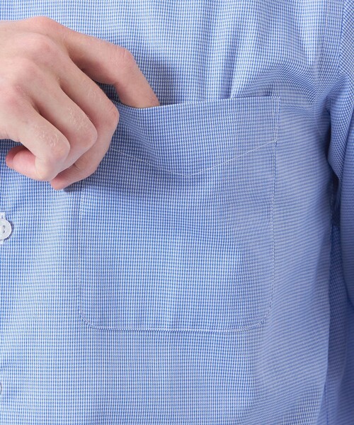 MACKINTOSH PHILOSOPHY(マッキントッシュ フィロソフィー)の「トロッター ボタンダウンシャツ オックス/ストライプ/チェック(シャツ/ブラウス・メンズ・ホワイト/ブルー/ライトブルー/ブルー系その他3・38/40)」の12枚目の写真