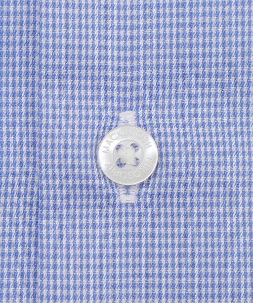 MACKINTOSH PHILOSOPHY(マッキントッシュ フィロソフィー)の「トロッター ボタンダウンシャツ オックス/ストライプ/チェック(シャツ/ブラウス・メンズ・ホワイト/ブルー/ライトブルー/ブルー系その他3・38/40)」の14枚目の写真