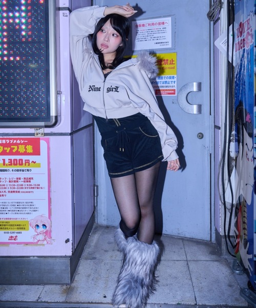 A'GEM/9 × .kom 『A'GEM/9 girl/エージェムナインガール』ファー付き