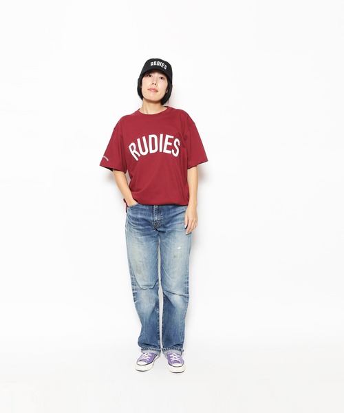 RUDIE'S（ルーディーズ）の「PHAT TEE（Tシャツ/カットソー・メンズ・ホワイト/オートミール/ブラック/イエロー/バーガンディー/インディゴブルー/グリーン・XL/XXL/L/M）」の7枚目の写真