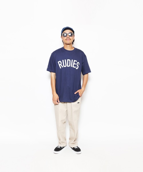 RUDIE'S（ルーディーズ）の「PHAT TEE（Tシャツ/カットソー・メンズ・ホワイト/オートミール/ブラック/イエロー/バーガンディー/インディゴブルー/グリーン・XL/XXL/L/M）」の5枚目の写真