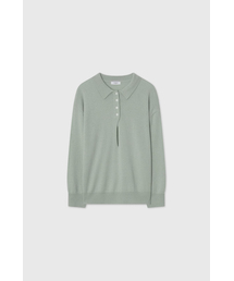 カシミヤディープVネックカラーニット / CASHMERE DEEP V-NECK COLLAR KNIT_3colors