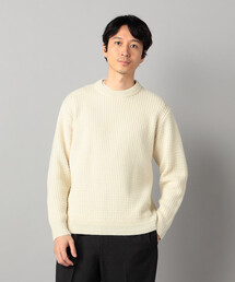 COMME CA MEN（コムサメン）の「ベビーアルパカ ワッフルニット（ニット/セーター）」