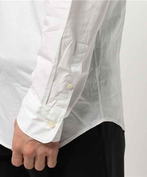 NANO universe（ナノユニバース）の「バンドカラーRELAXシャツ LS（シャツ/ブラウス・メンズ・サックスブルー/ホワイト・SMALL/LARGE/MEDIUM）」の6枚目の写真