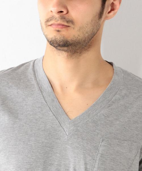 UNITED ARROWS（ユナイテッドアローズ）の「UAS コットン Vネック◆（Tシャツ/カットソー・メンズ・ホワイト/ブラック/グレー/オリーブ/ネイビー/ブラウン/ワインレッド・SMALL/X-SMALL/X-LARGE/LARGE/MEDIUM/XX-LARGE）」の18枚目の写真