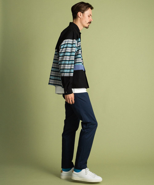 UNITED TOKYO(ユナイテッドトウキョウ)の「テーパードスキニーストレッチカラーパンツ(チノパンツ・メンズ・ベージュ/ネイビー/ブラック/カーキ/グレー/ブラウン/ホワイト/テラコッタ/ライトグレー/レンガ/ダークブルー・1/2/3/4)」の22枚目の写真