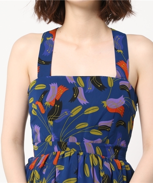 SLY(スライ)の「KIELO FLOWER OP(ワンピース・レディース・ネイビー/レッド/ダークグリーン・1/2)」の17枚目の写真