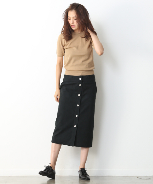Abahouse Devinette(ドゥヴィネット)の「C/Pウォッシャブル(ニット/セーター・レディース・ベージュ/カーキ/ブラック/ホワイト/チャコールグレー・FREE)」の16枚目の写真