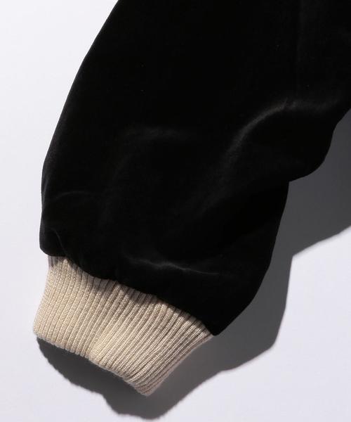 MONKEY TIME（モンキータイム）の「＜monkey time＞ ∴ ベルベット スーベニアジャケット◆（ブルゾン・メンズ・ブラック/ダークブラウン・X-LARGE/MEDIUM/LARGE/SMALL）」の10枚目の写真