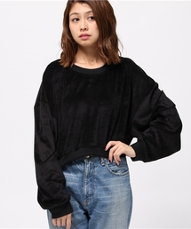 WEGO | WEGO/ベロアボリュームスリーブプルオーバー(スウェット)