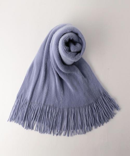 BEAUTY&YOUTH UNITED ARROWS（ビューティーアンドユースユナイテッドアローズ）の「BY アクリルソリッドマフラー◆（マフラー・レディース・オフホワイト/ライトグレー/ライトピンク/ネイビー/ライトブルー・FREE）」の3枚目の写真