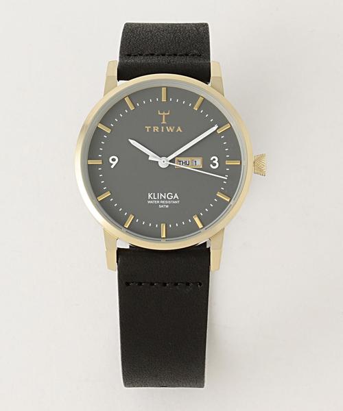 TRIWA(トリワ)の「TRIWA(トリワ) KLINGA ASH WATCH■■(アナログ腕時計・メンズ・ブラック・FREE)」の1枚目の写真