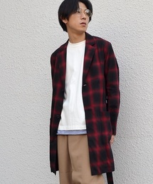 SHIPS JET BLUE | SHIPS JET BLUE: オンブレチェック シャツガウン(シャツ/ブラウス)