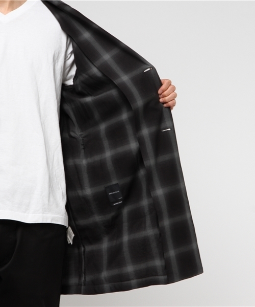 SHIPS JET BLUE(シップスジェットブルー)の「SHIPS JET BLUE: オンブレチェック シャツガウン(シャツ/ブラウス・メンズ・レッド/ブラック・SMALL/LARGE/MEDIUM)」の9枚目の写真