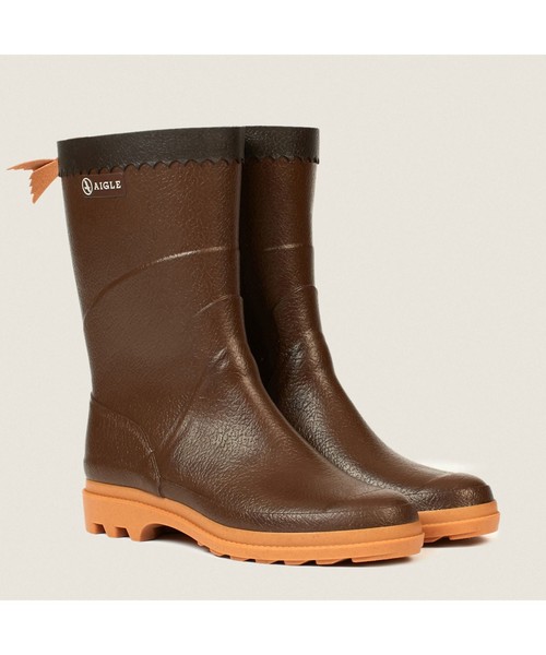 AIGLE(エーグル)の「ビゾンM ラバーブーツ(レインシューズ・メンズ・ブラウン系その他/ブラック/ダークネイビー・41/42/44/43/40)」の8枚目の写真