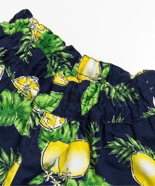 BREEZE（ブリーズ）の「リゾート柄ショートパンツ（その他パンツ・キッズ・キナリ/ネイビー・95/90/140/110/130/100/120/80）」の10枚目の写真