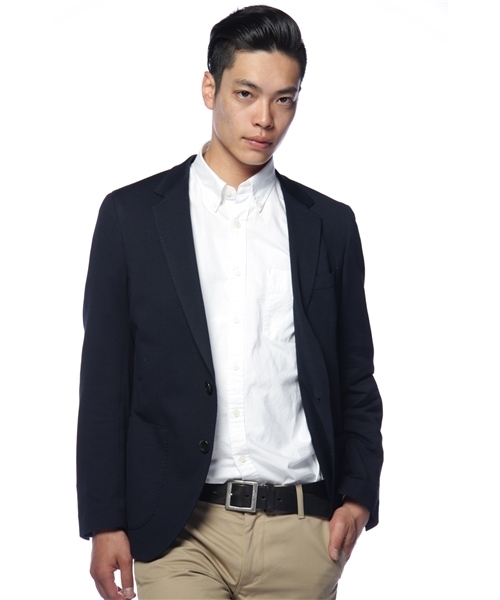 green label relaxing（グリーンレーベルリラクシング）の「COOL MAX CUT NT PP ジャケット（テーラードジャケット・メンズ・ブラック/ネイビー・SMALL/MEDIUM/LARGE/X-LARGE）」の5枚目の写真